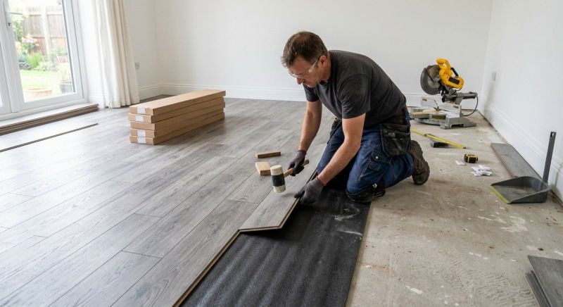 Laminate Floor Installation in West Hartford, CT
