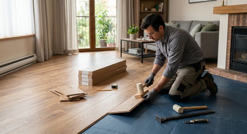 Laminate Floor Installation in West Suffield, CT