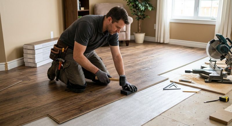 Laminate Floor Remodeling in Manchester, CT