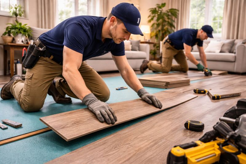 Laminate Floor Replacement in Ellington, CT