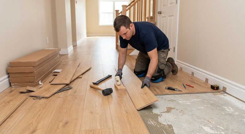 Laminate Floor Replacement in Higganum, CT