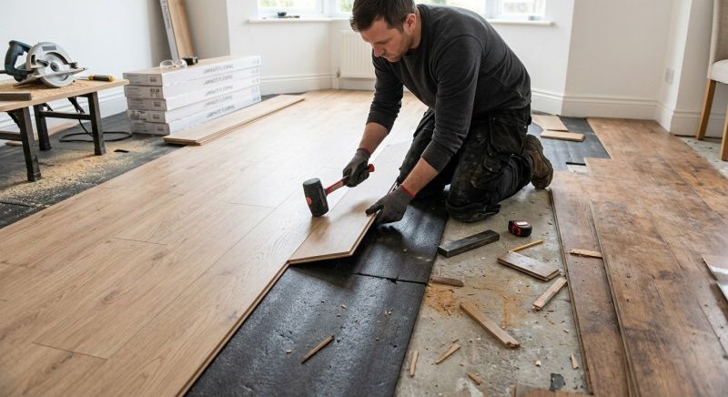 Laminate Floor Replacement in Suffield, CT