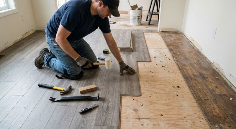 Laminate Floor Replacement in West Suffield, CT