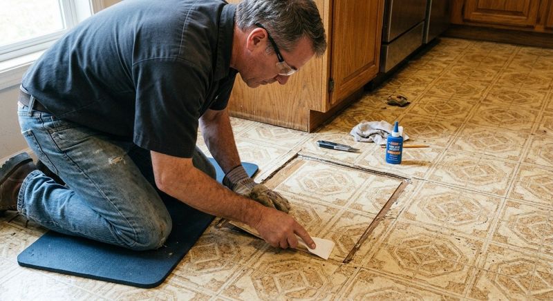 Linoleum Floor Installation in Higganum, CT