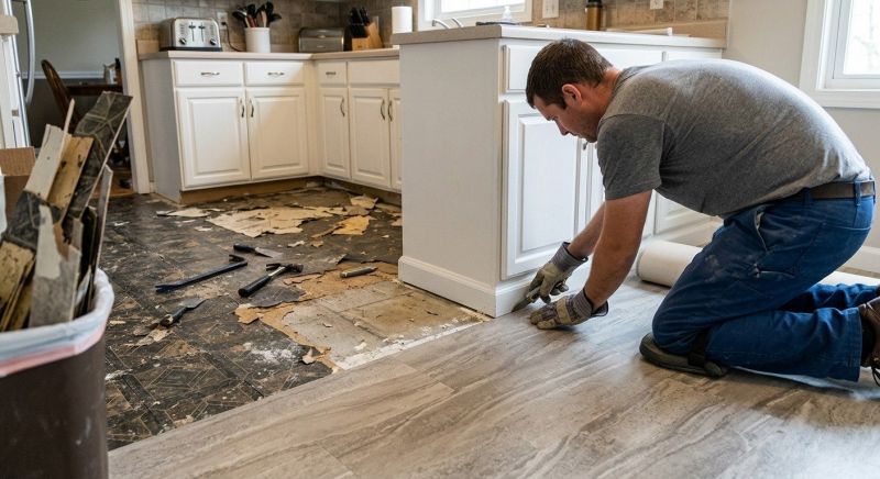 Linoleum Floor Installation in Salem, CT