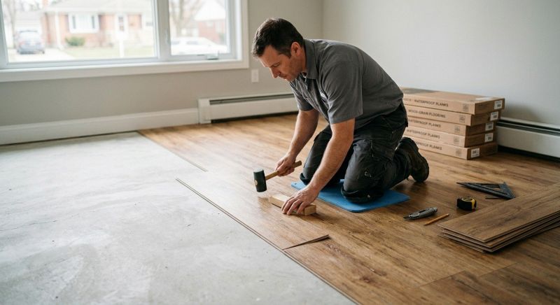 Linoleum Floor Installation in South Glastonbury, CT