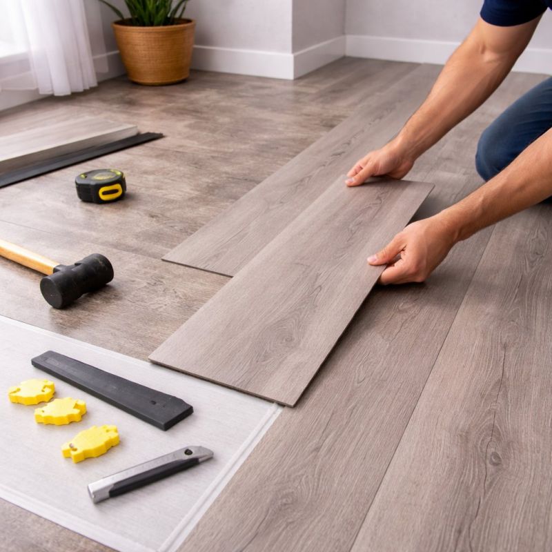 Luxury Vinyl Tile Installation in Andover, CT