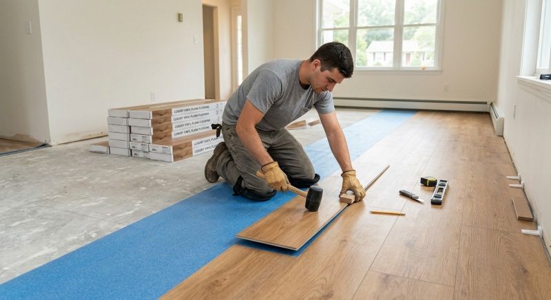 Lvt Flooring Installation in Durham, CT