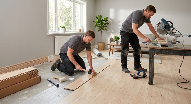 Plank Laminate Installation in Manchester, CT