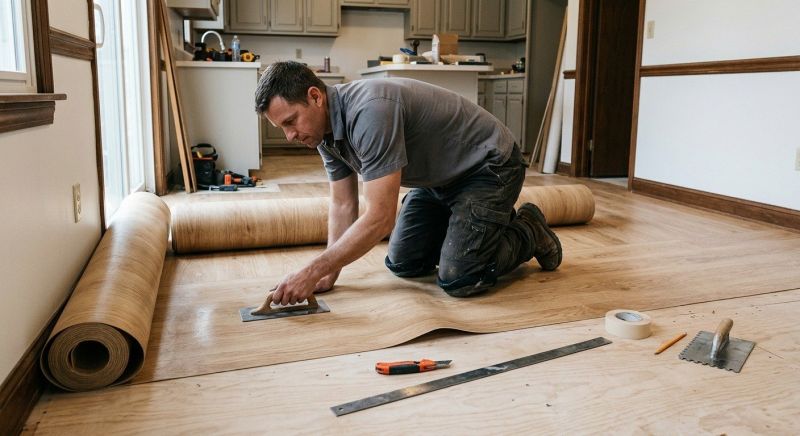 Sheet Flooring Installation in South Windsor, CT
