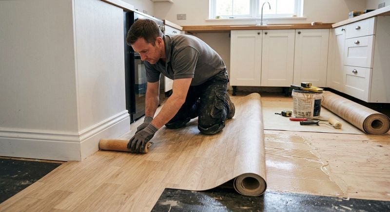 Sheet Linoleum Installation in Haddam, CT