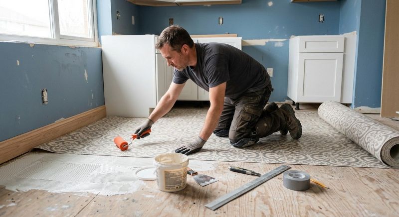 Sheet Linoleum Installation in Haddam, CT