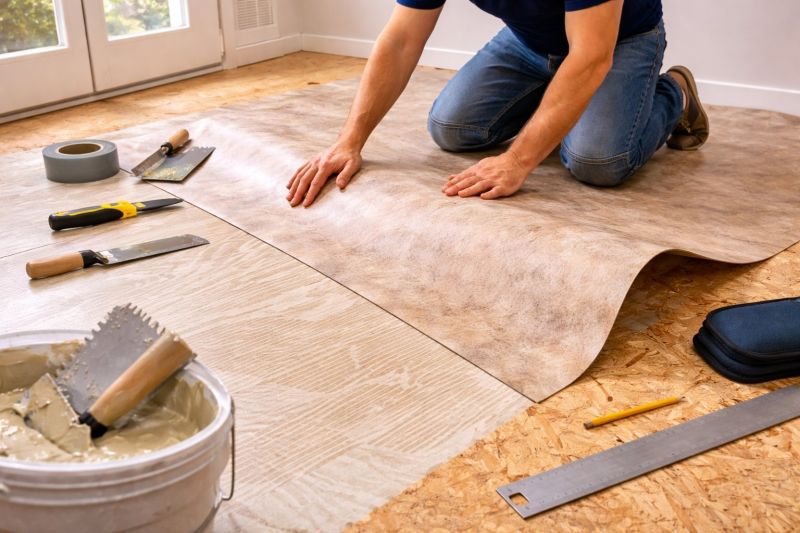 Sheet Vinyl Installation in East Haddam, CT