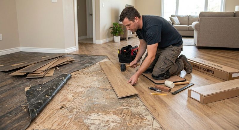 Vinyl Flooring Installation in Hebron, CT